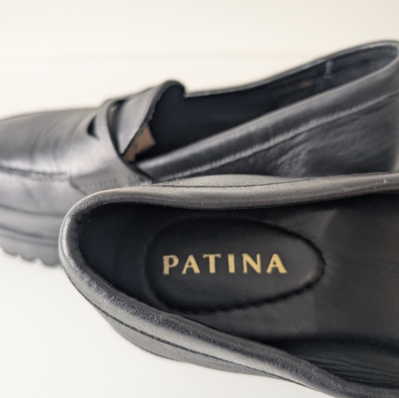 Portland Leather Goods Patina Zoe Chunky Loafers Size: 7 - Picture 4 of 7